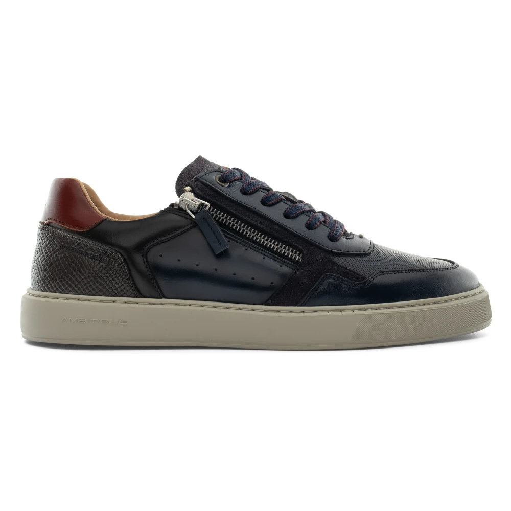 Ambitious Lewis Zip Sneaker Heren Schoenen Blauw