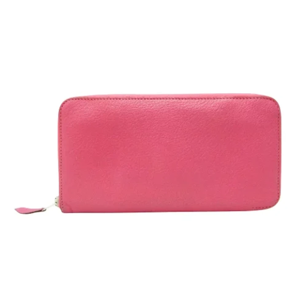 Hermès Vintage Pre-owned Leather wallets Pink Dames