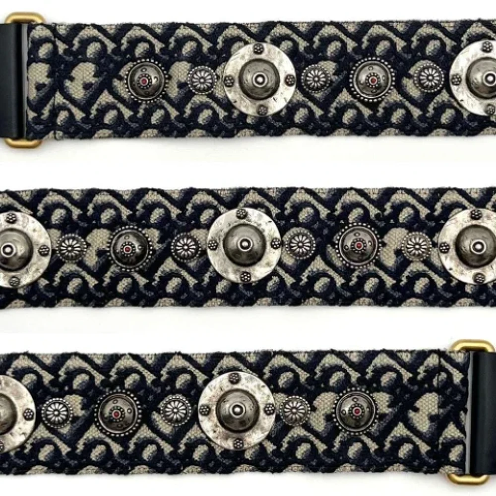 Dior Vintage Pre-owned Canvas home-office Black Dames