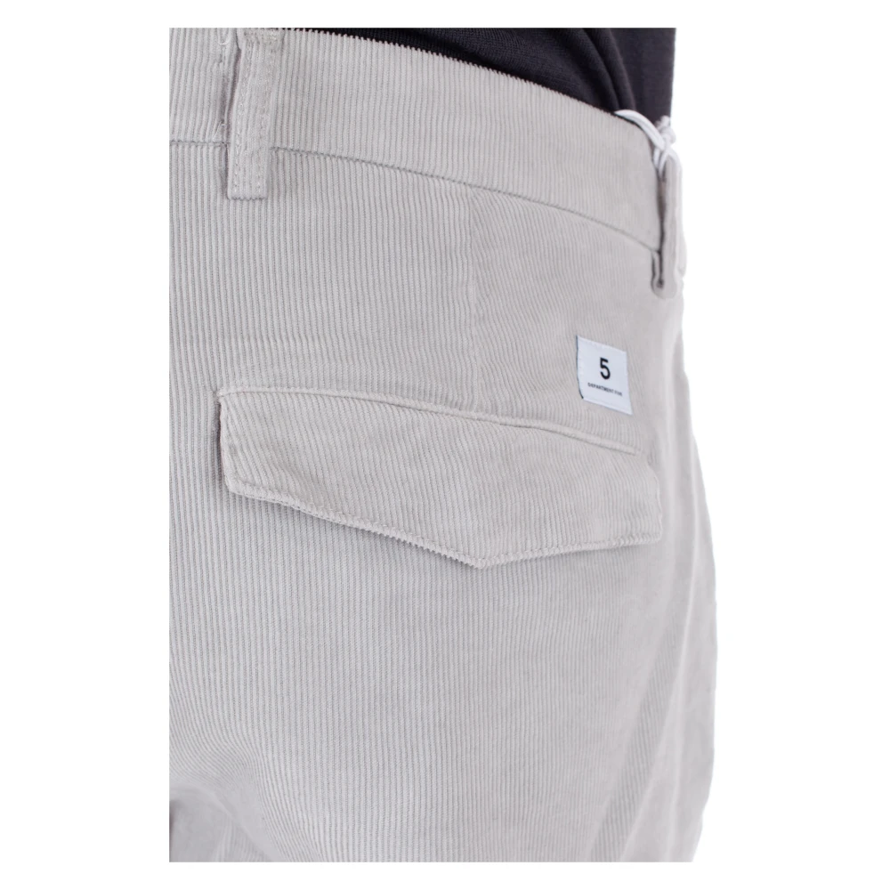 Department Five Lichtgrijze broek met verborgen knoop Gray Heren