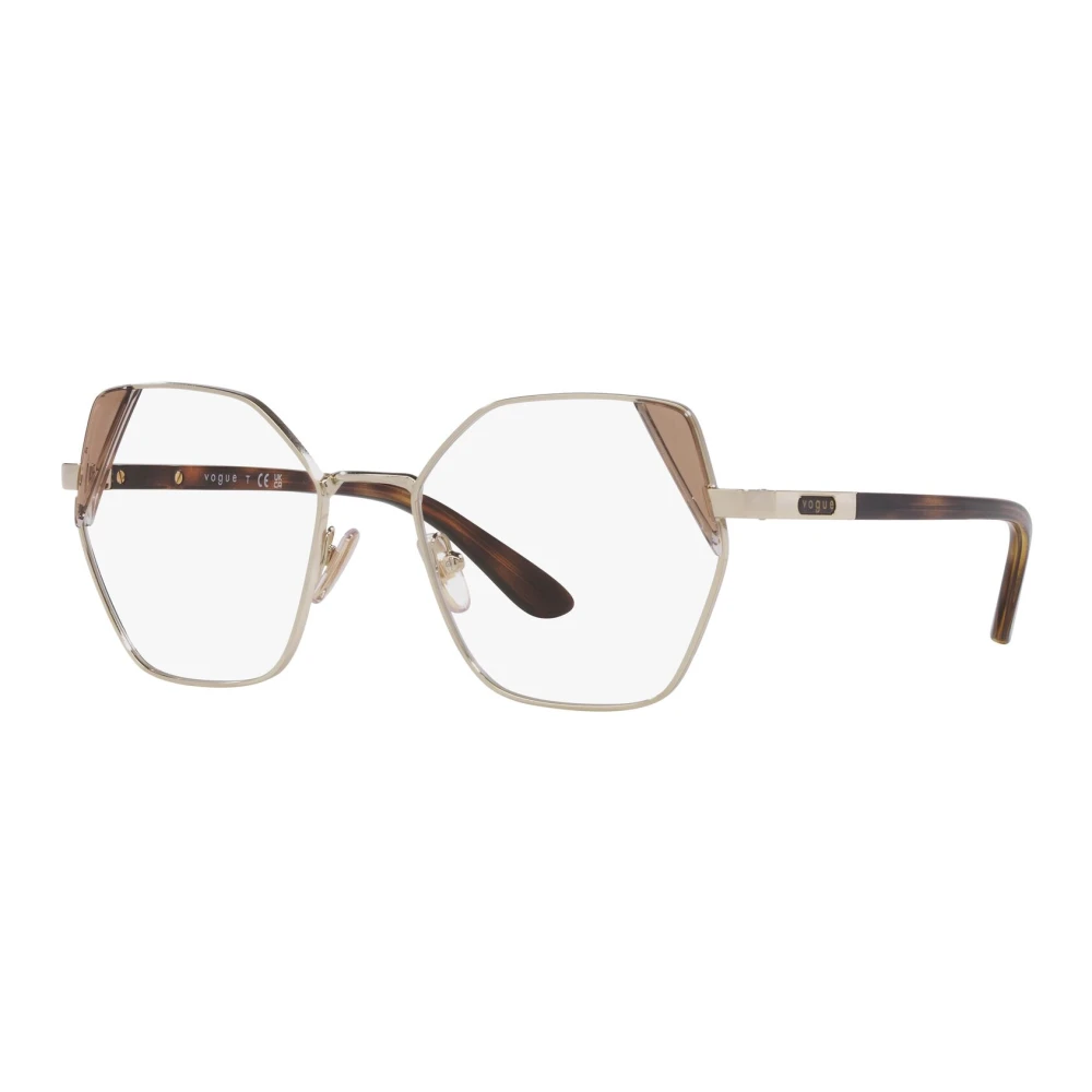 Vogue Eyewear Women's Gold Woman Vo4270 848 Optical Frames Metal Geometric Normal - Image 2