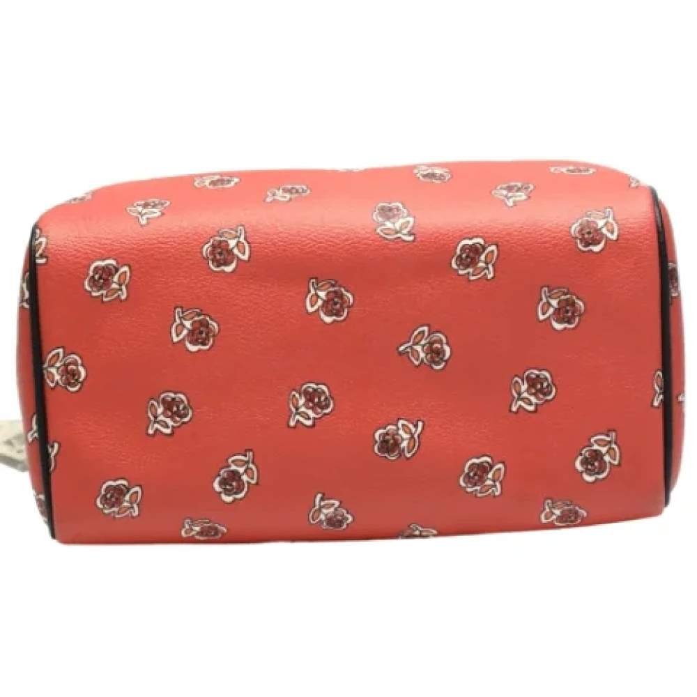 Coach Pre-owned Fabric handbags Orange Dames