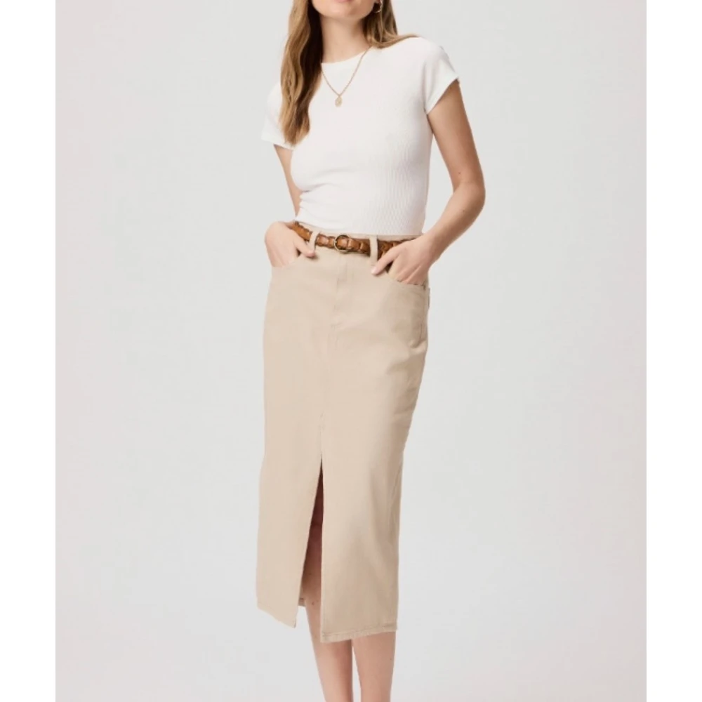 Paige Midi Rok Angela Beige Dames