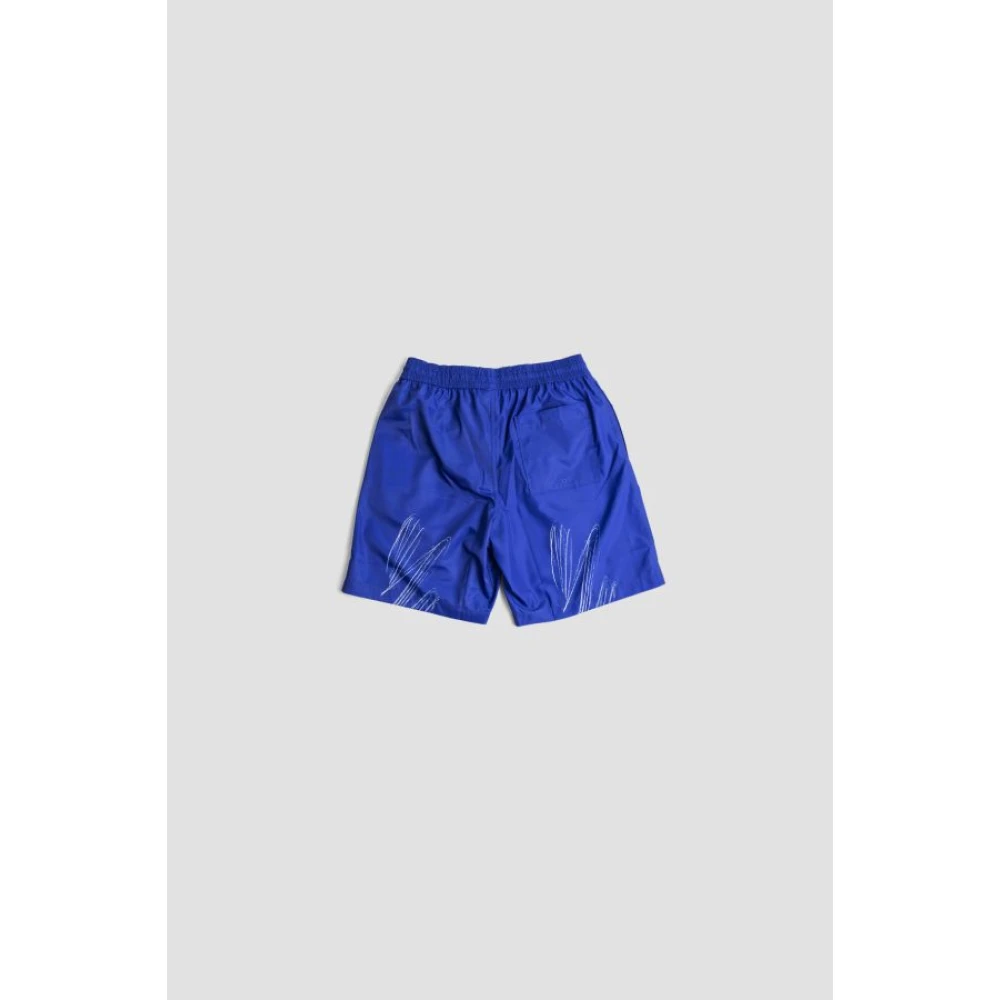 Off White Nautische blauwe surfer zwemshort Blue Heren
