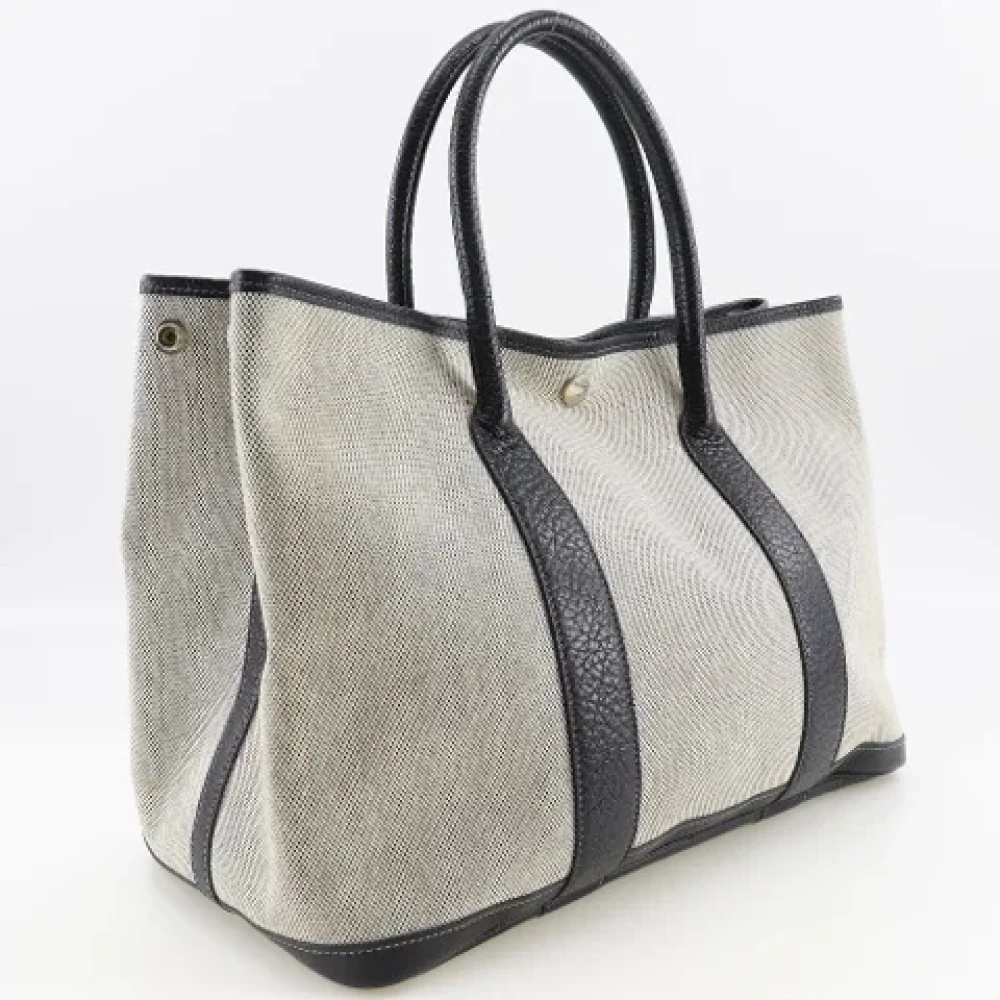 Hermès Vintage Pre-owned Canvas totes Gray Dames