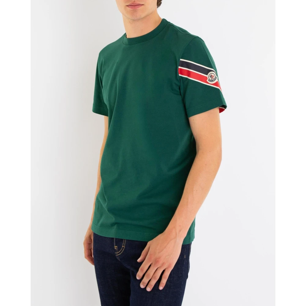 Moncler Heren Korte Mouw T-shirt Green Heren