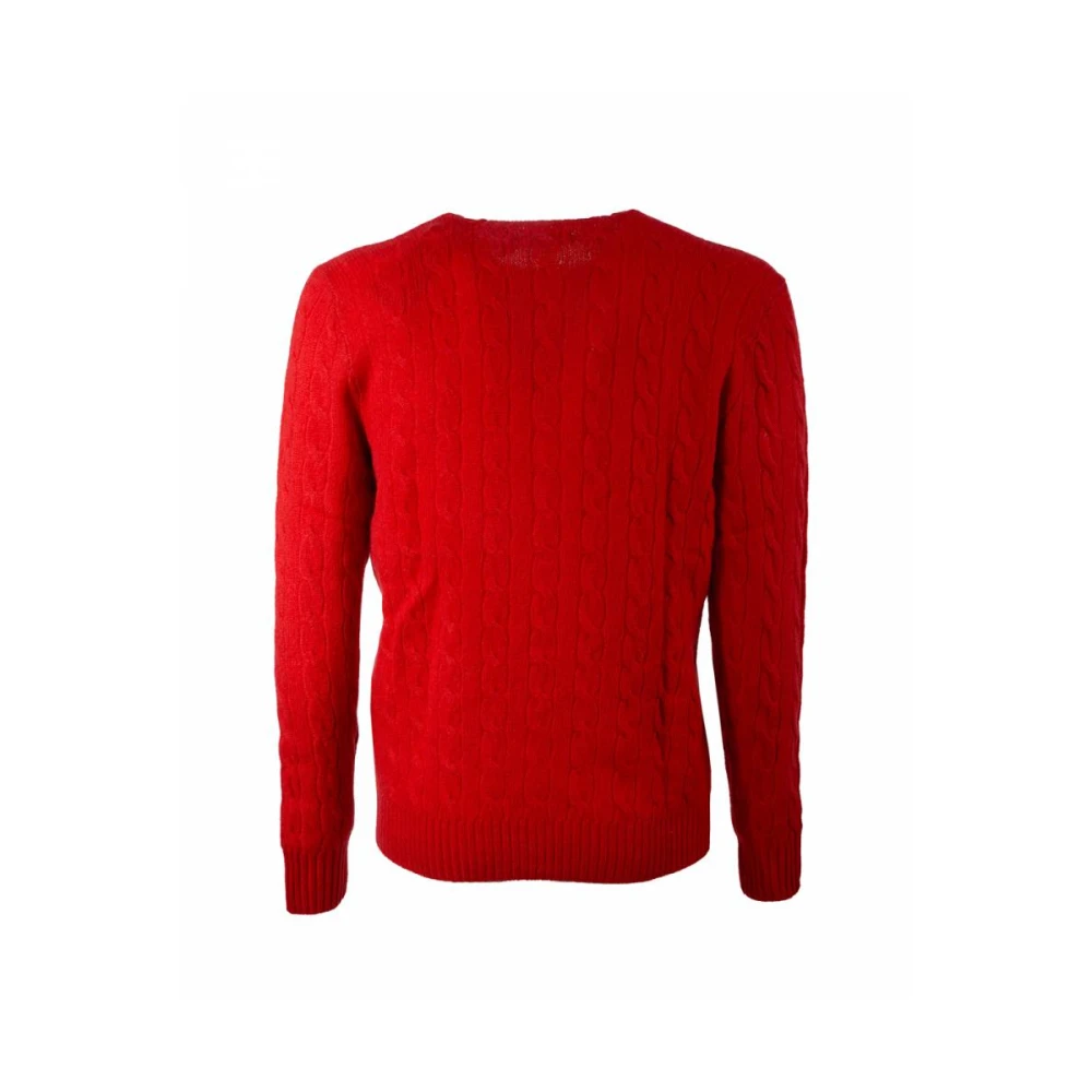 Polo Ralph Lauren Stijlvolle Longsleeve Pullover Trui Red Heren