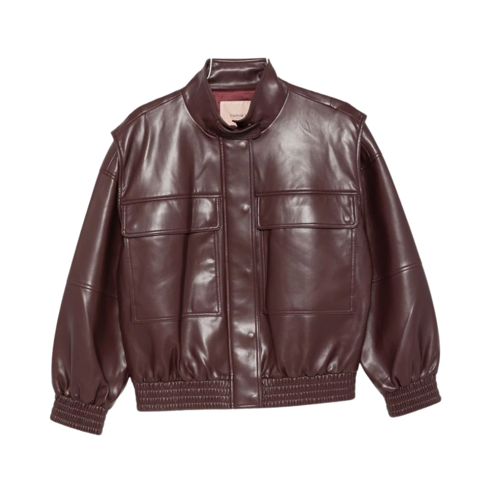 Twinset Donna Rosso - Giacca Bomber - Jackets - M