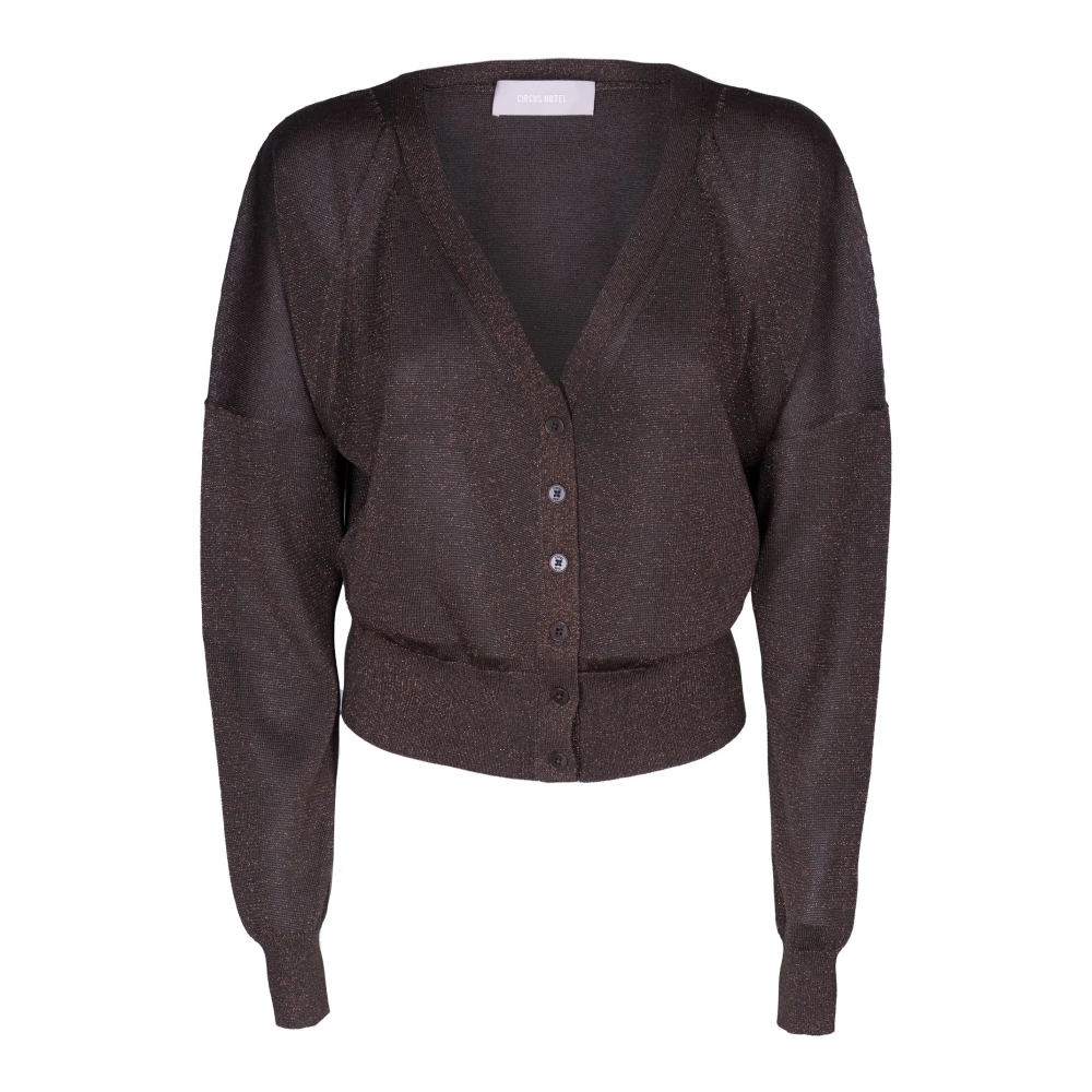 Circus Hotel Brown Cardigan - Female - Cardigans - S - Knitwear