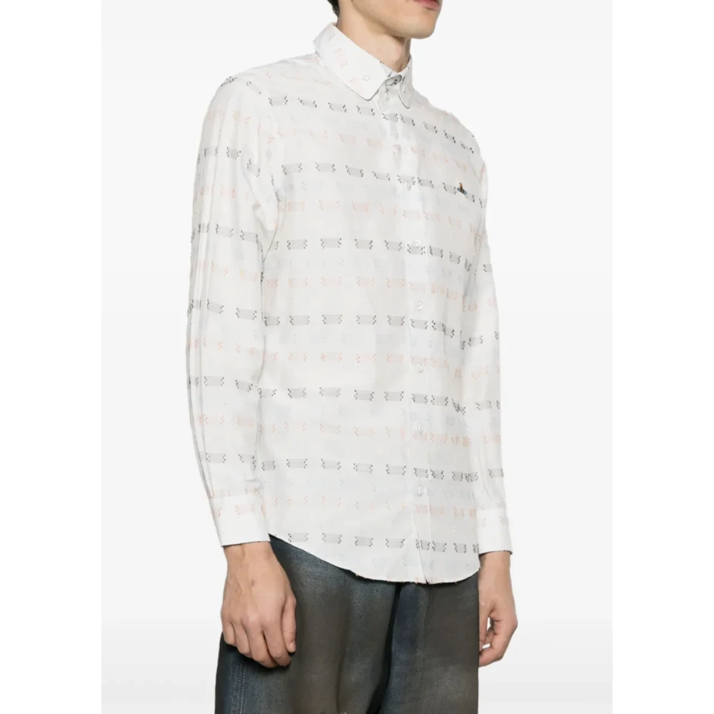 Vivienne Westwood Witte Krall Button Shirt White Heren