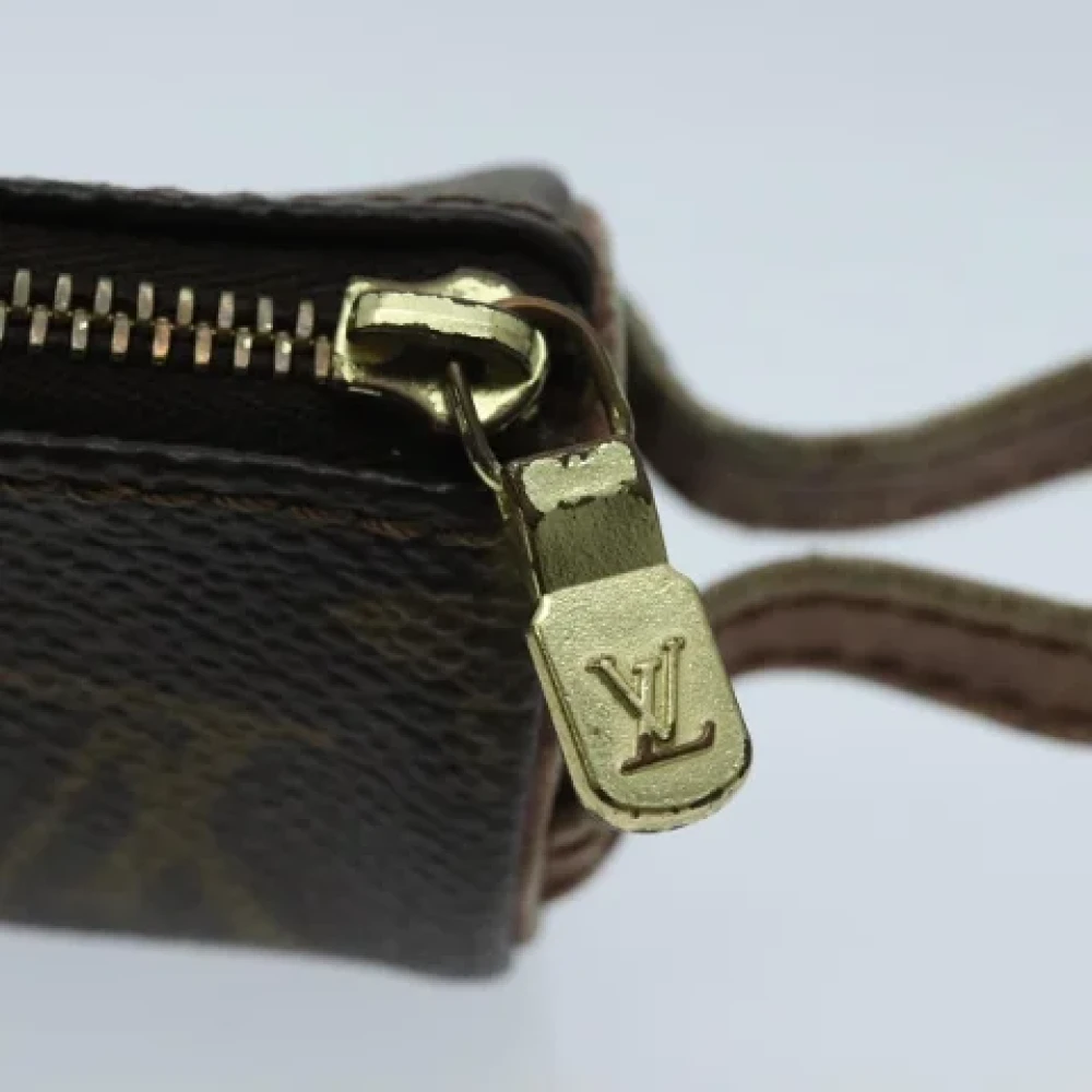 Louis Vuitton Vintage Pre-owned Canvas pouches Brown Dames