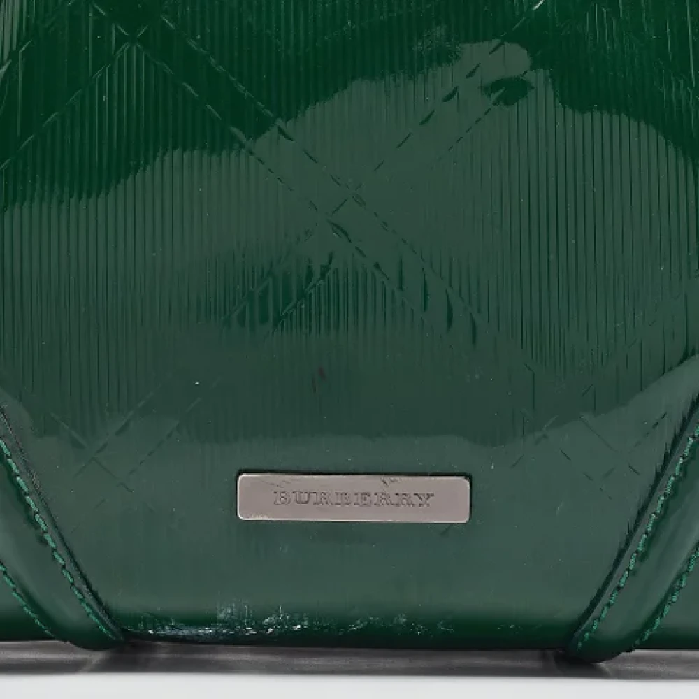 Burberry Vintage Pre-owned Fabric handbags Green Dames