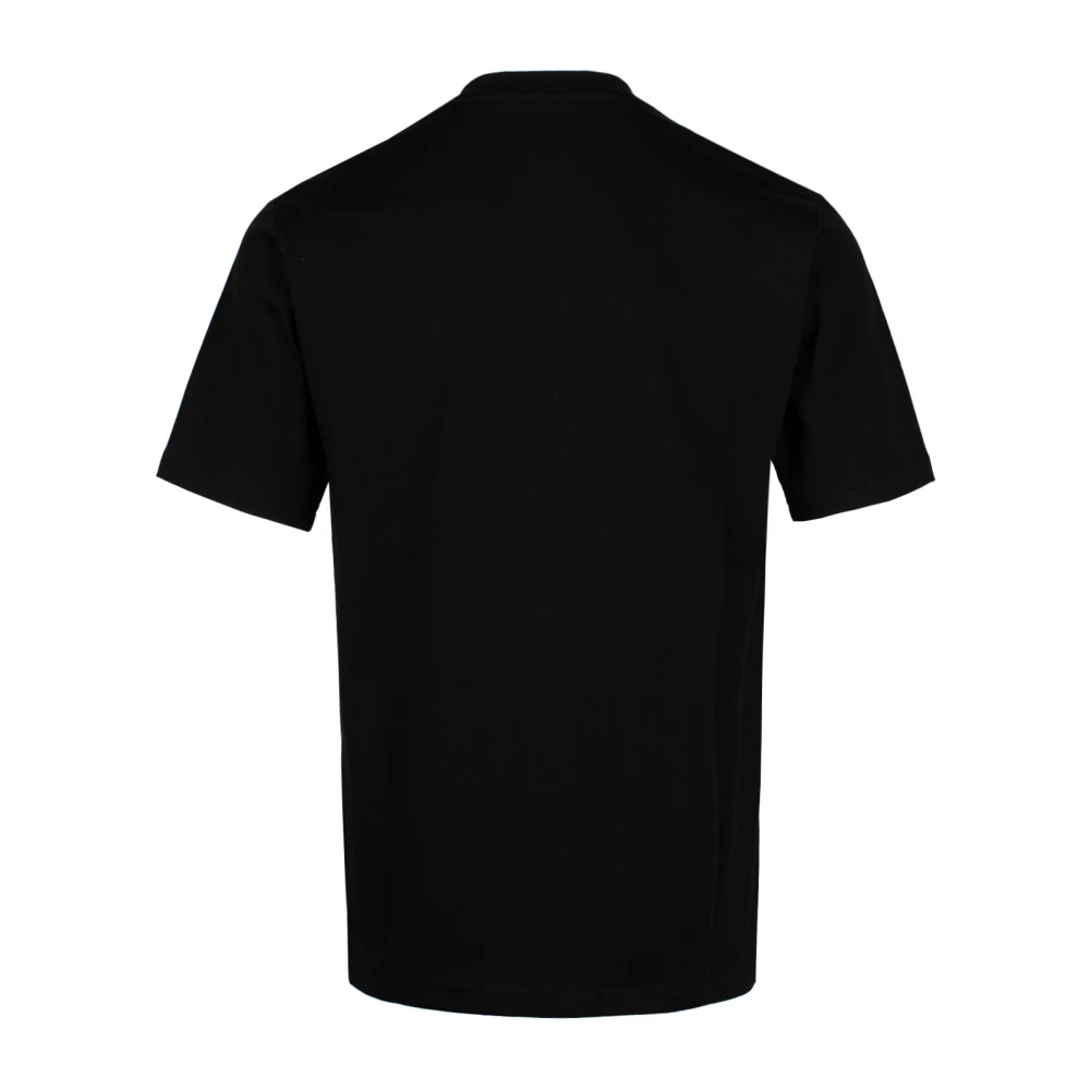 Moschino Teddy Bear Rubberen Katoenen T-shirt Black Heren