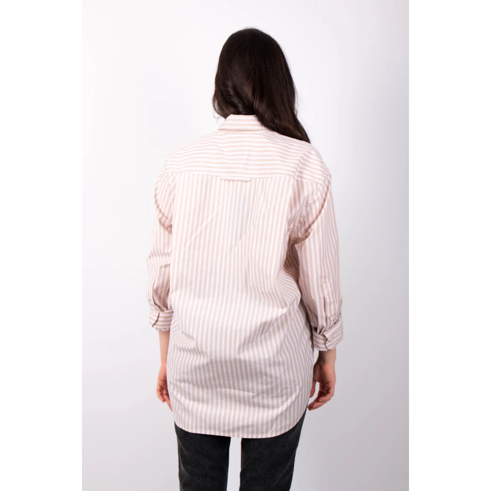 Citizens of Humanity Gestreepte Kayla Blouse in Mesa Stijl Pink Dames