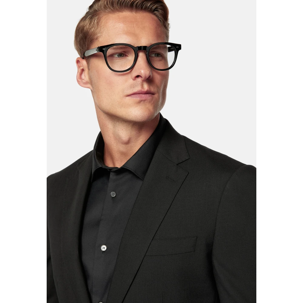 Boggi Milano Wol Stretch Pak Anversa Black Heren