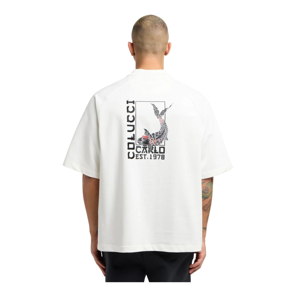 carlo colucci Milano naar Tokyo Dorigoni T-shirt White Heren