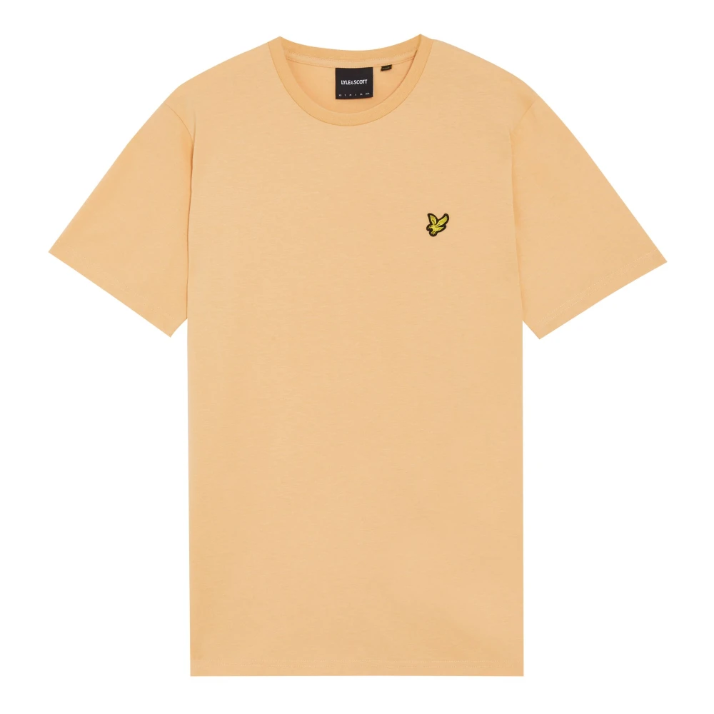 Lyle & Scott - Einfaches Baumwoll Rundhals T-Shirt - Tops - Herren - Beige - S - Bild 3