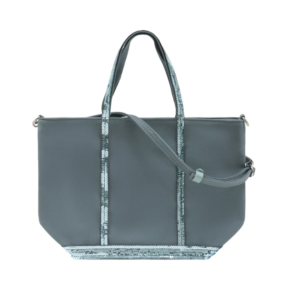 Vanessa Bruno Blue Canvas S Zipped Cabas Tote - Female - Shopping Bags - One Size - Bags