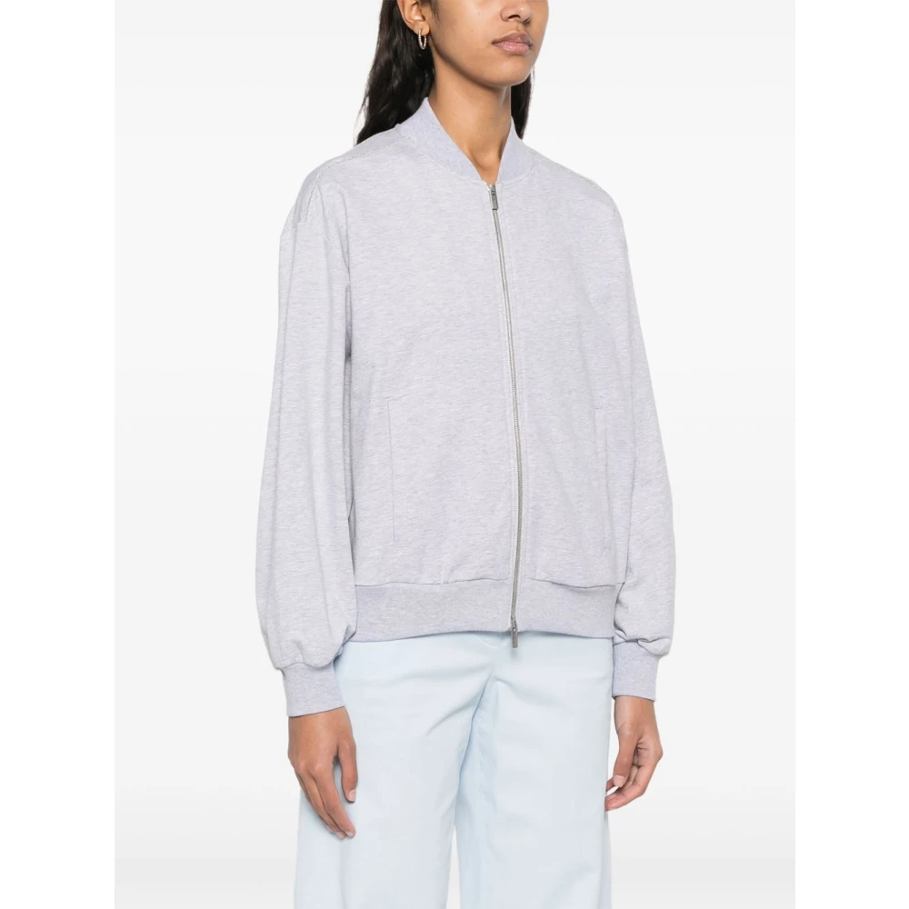 PESERICO Grijze Sweater Dameskleding Gray Dames