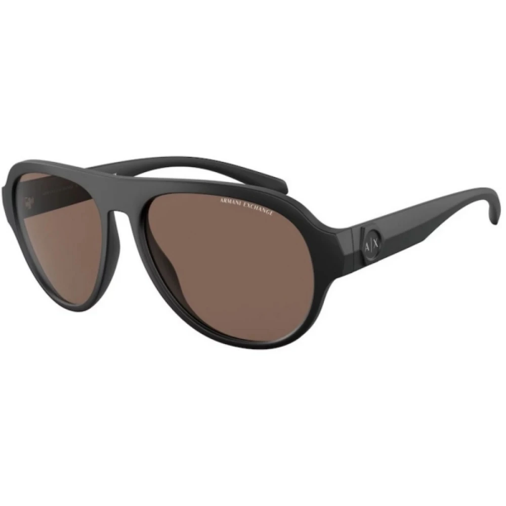 Armani Exchange Brun Acetat Solglasögon