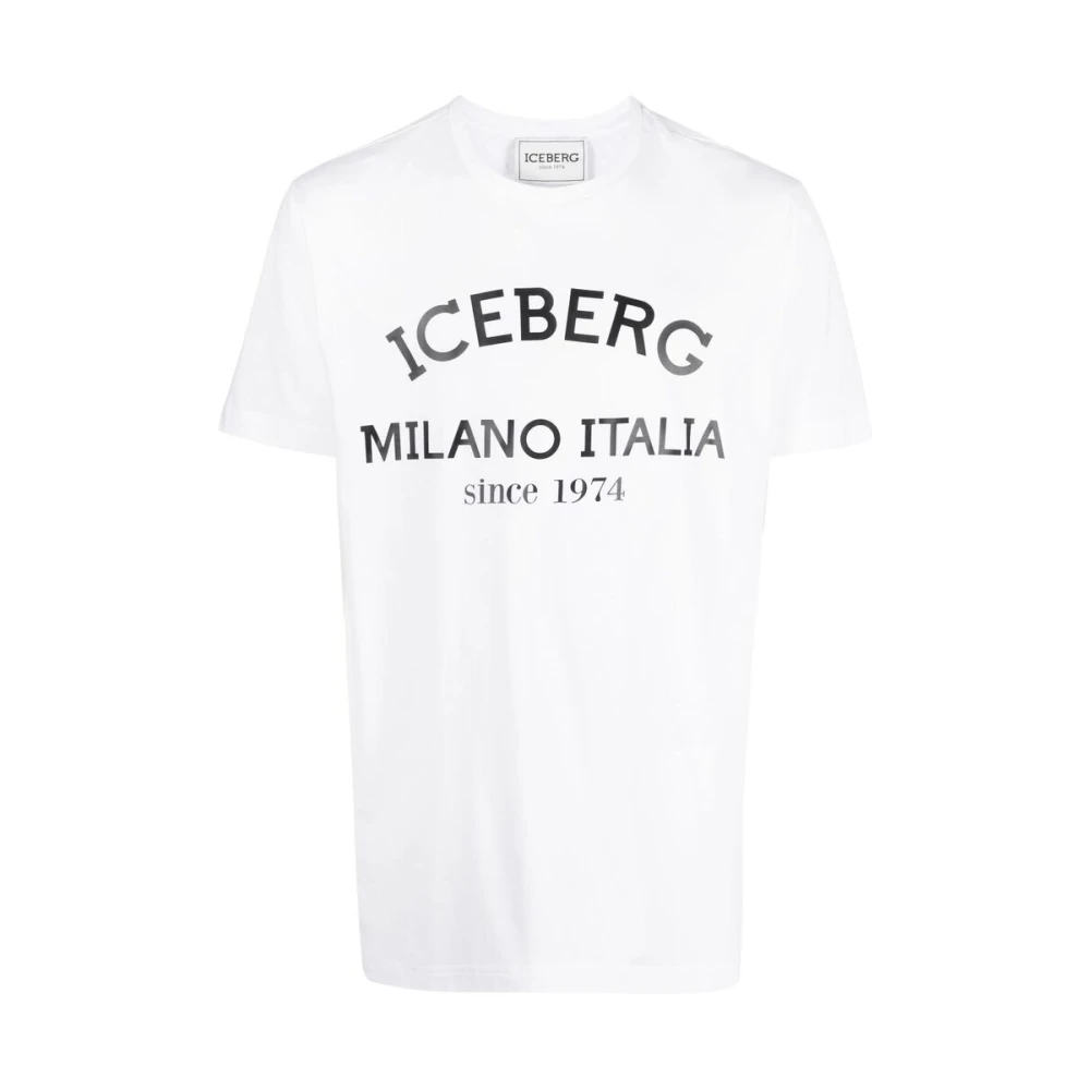 Iceberg - Tops > T-Shirts - White - Iceberg - Modalova