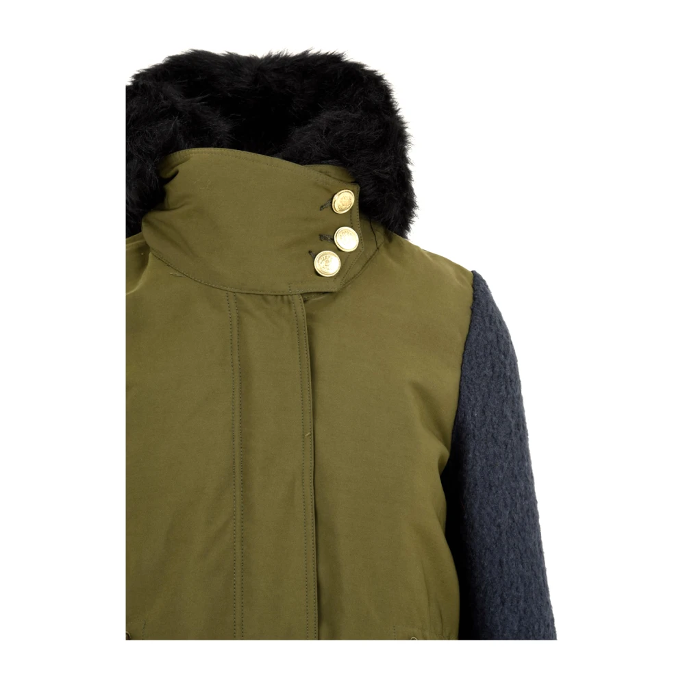 BomBoogie Omkeerbare Jas Model Gw3585 Green Dames