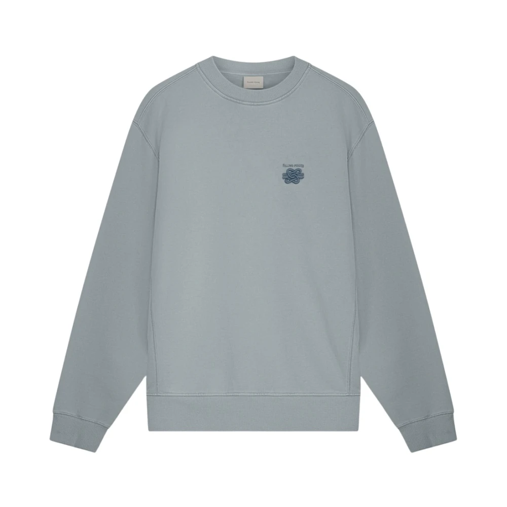 Filling Pieces Sweatshirt Embroidered Knot Arona Gray Unisex