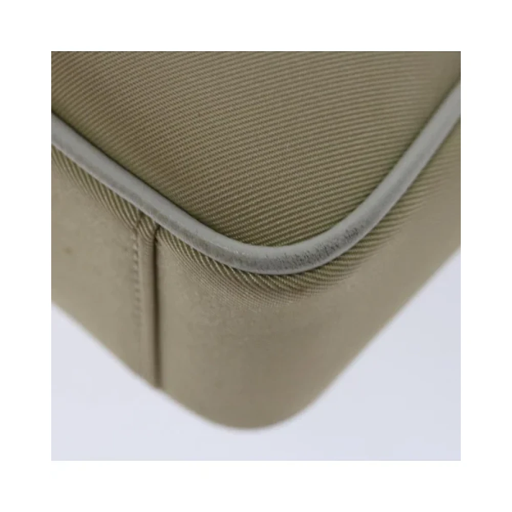 Burberry Vintage Pre-owned Cotton shoulder-bags Beige Dames