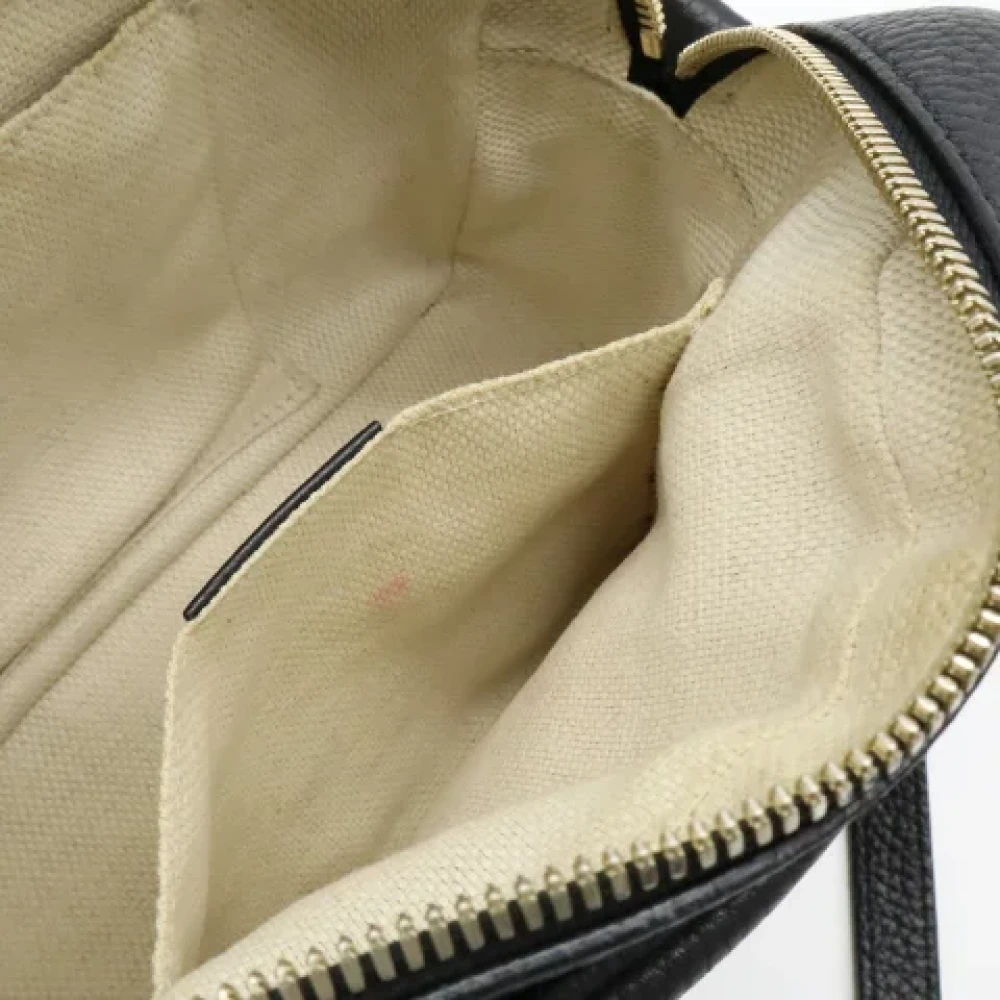 Gucci Vintage Pre-owned Leather gucci-bags Black Dames