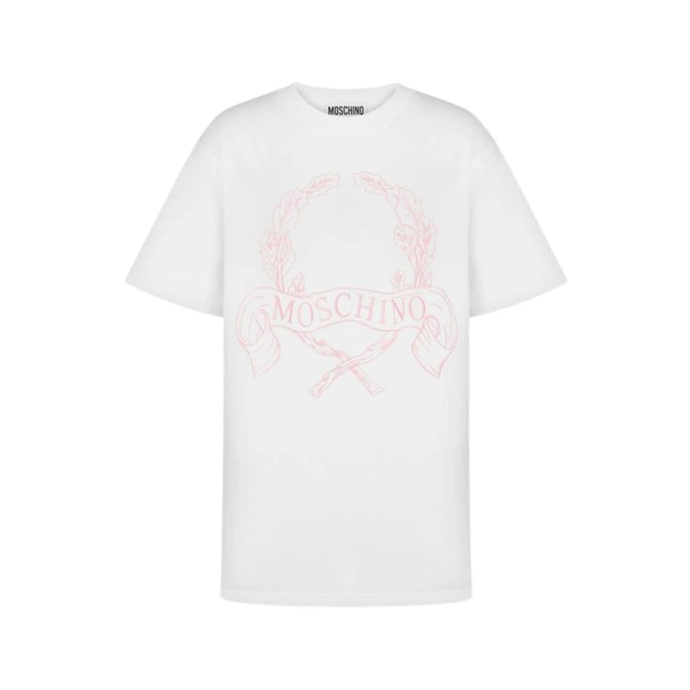 Moschino Unisex Bianco Top, Xs, New,