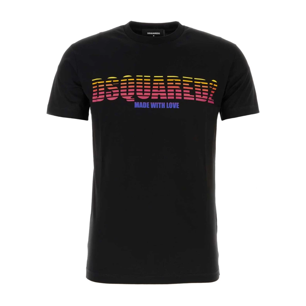 Dsquared2 T-Shirts Black Heren