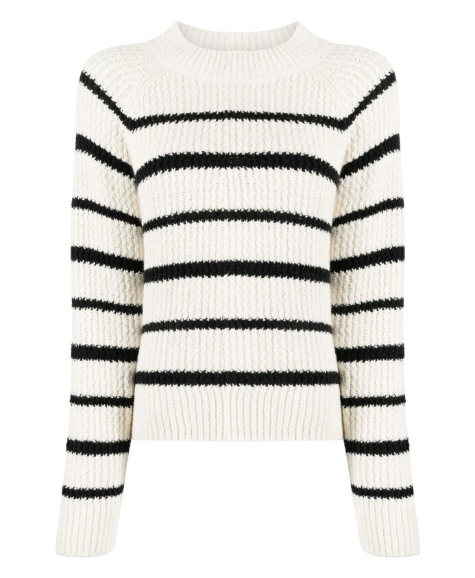 pull-en-coton-raye-multicolore