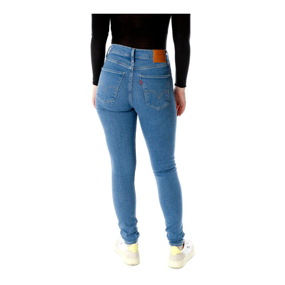 Levi's Hoge Taille Skinny Fit Jeans Blue Dames