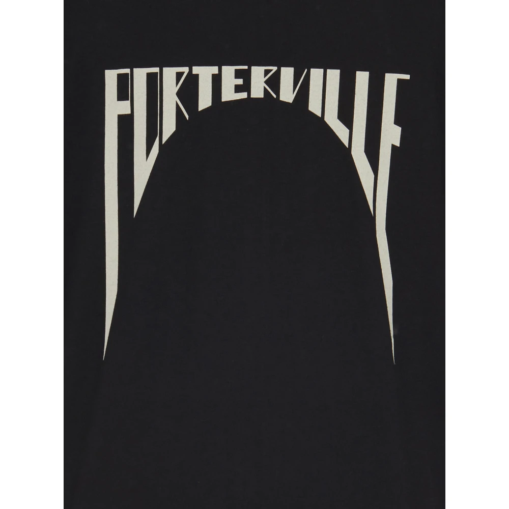 Rick Owens Zwarte Parel T-Shirt Stijlvol Model Black Heren