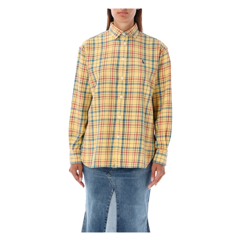 Ralph Lauren Geruite Flanellen Overhemd Multicolor Dames