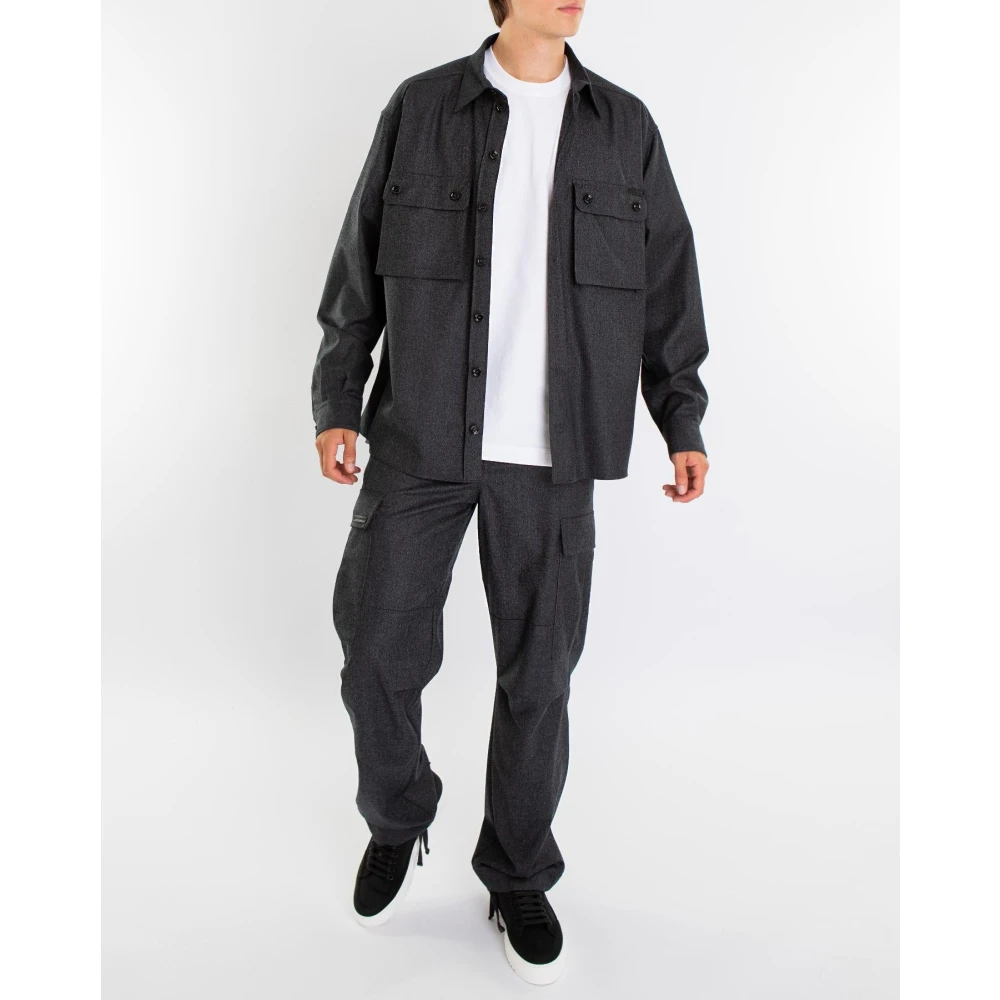 Dolce & Gabbana Heren Stijlvol Shirt Gray Heren