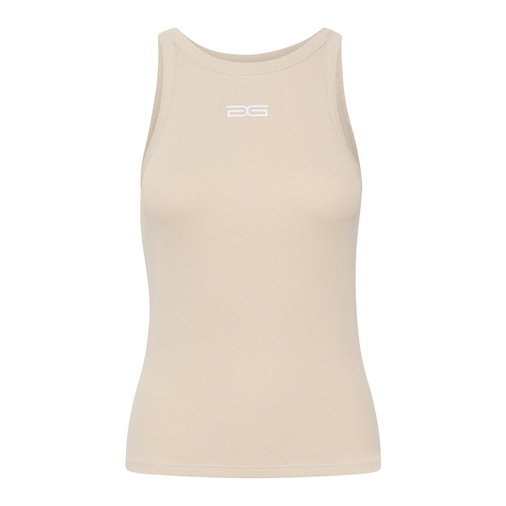 Gestuz Sleeveless Tops Beige Dames