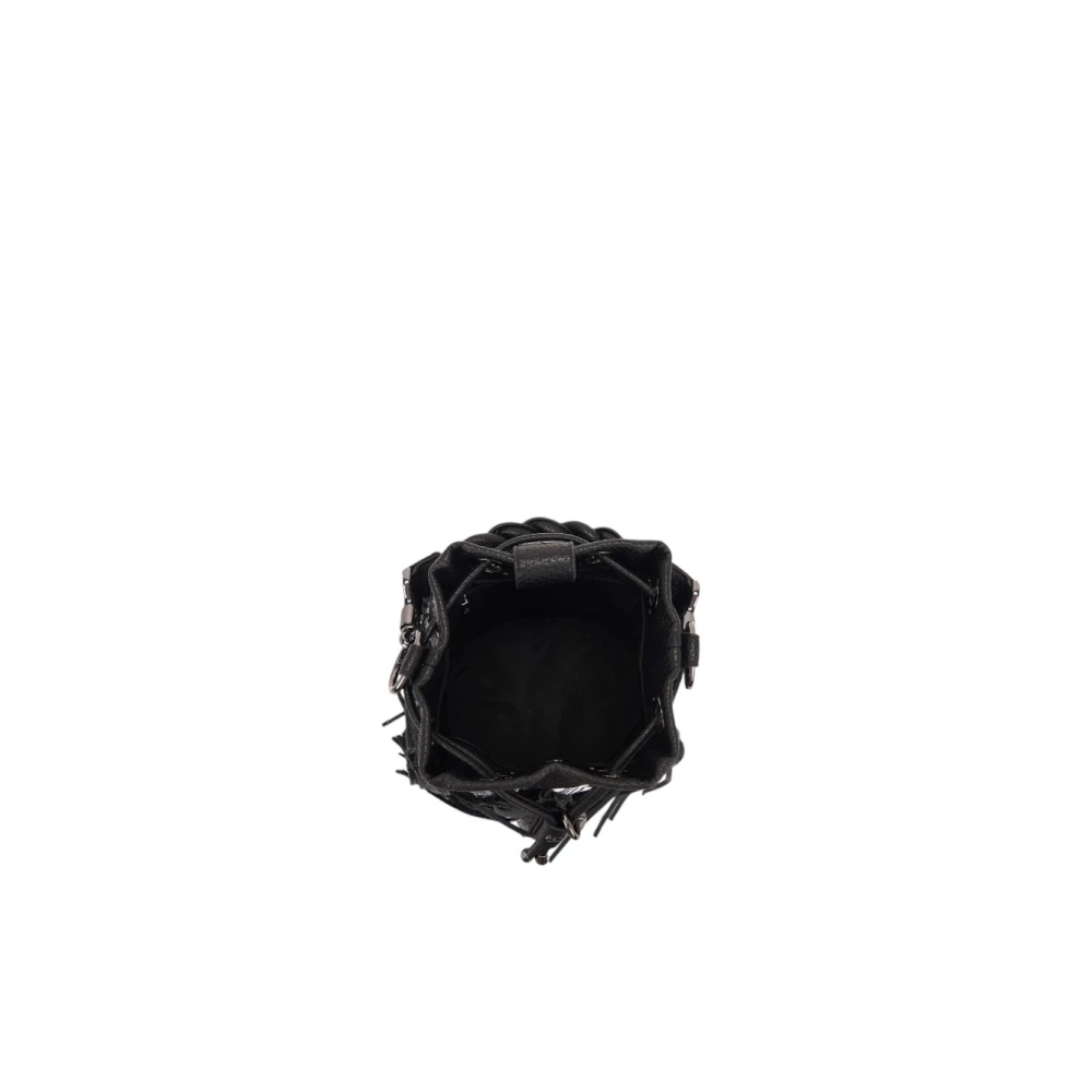 La Carrie Stijlvolle Leren Tas Black Dames