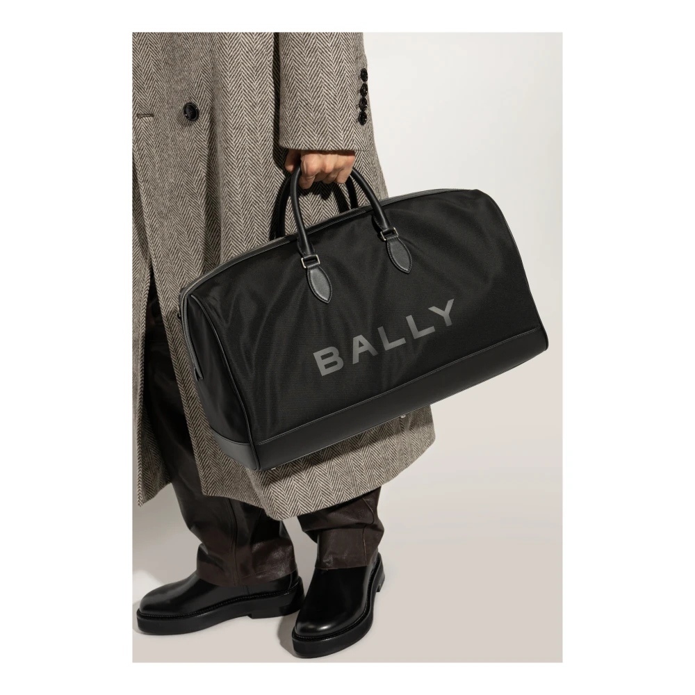 Bally Handbagage met bedrukt logo Black Heren