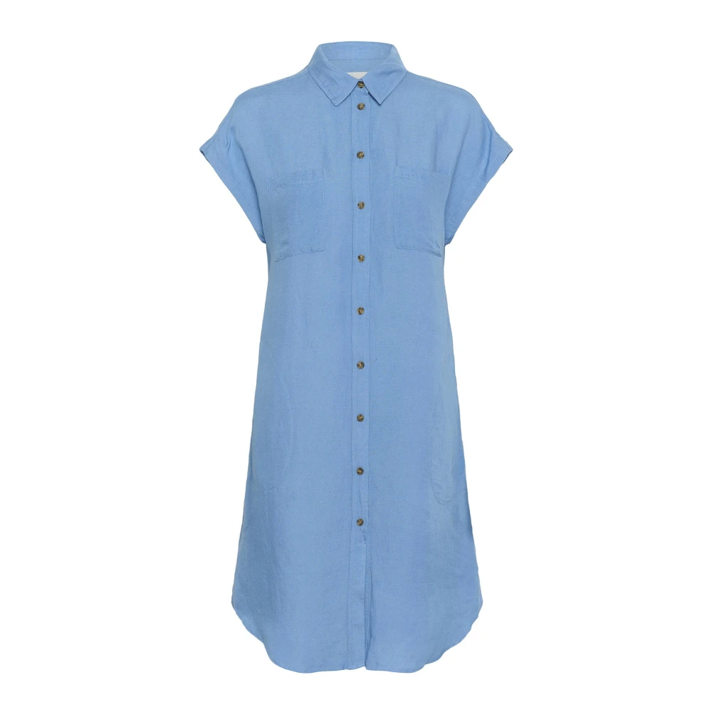 Part Two Blue Silver Lake Shirt Dress - Female - Shirt Dresses - 3XL - Dresses