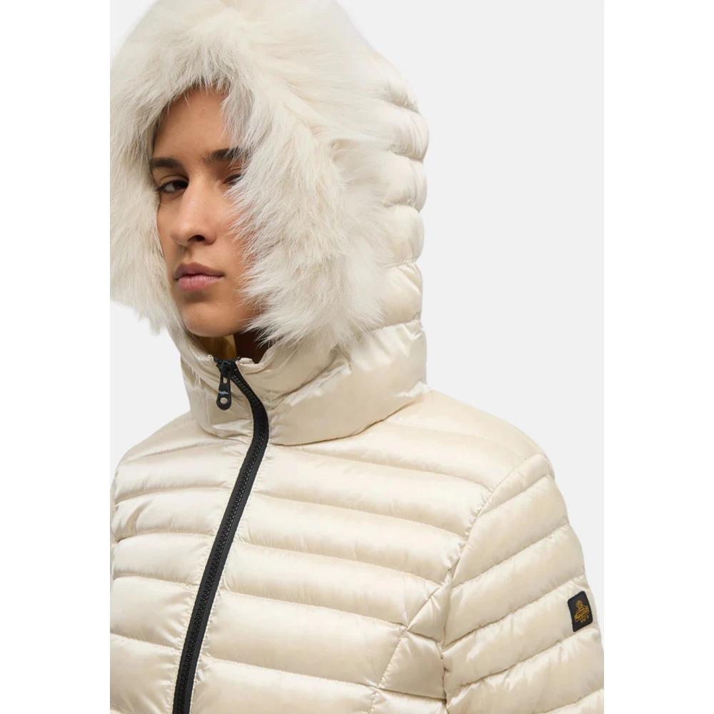 RefrigiWear Stijlvolle Winterjas Beige Dames