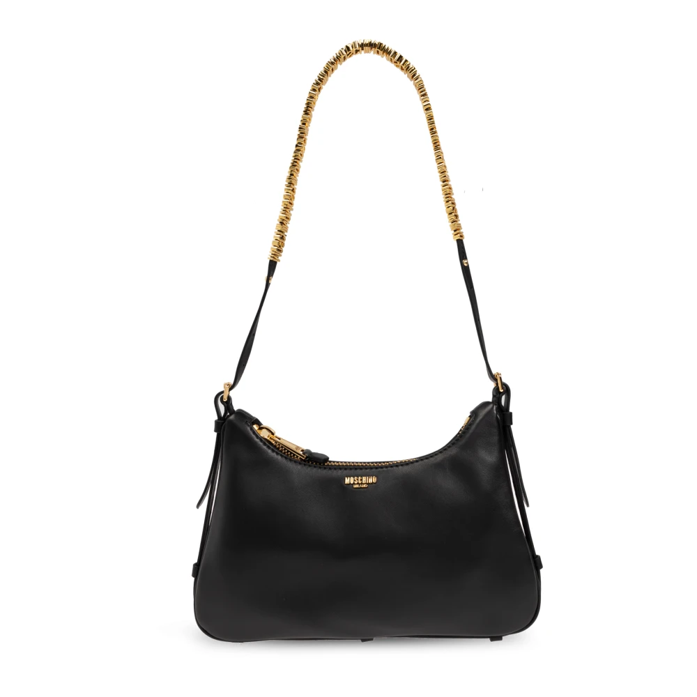 Moschino Schoudertas Black Dames