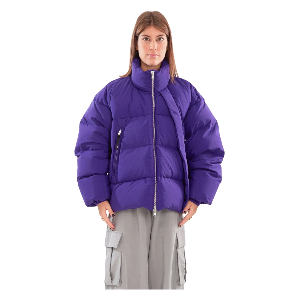 Y-3 Puffer Jacket in Cpurpl Purple Dames