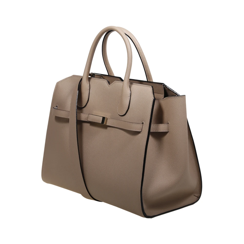 Valextra Cachemire Milano Media Tas Brown Dames