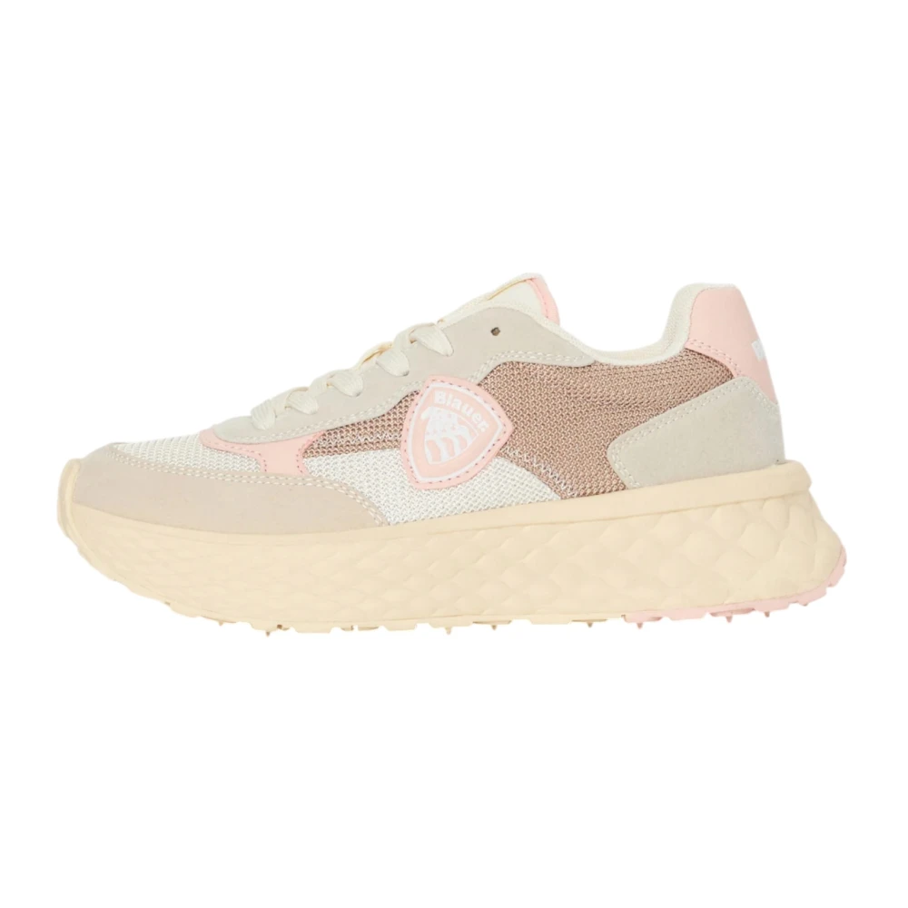Blauer Women's Suede `S Sneakers With High Rubber Sole