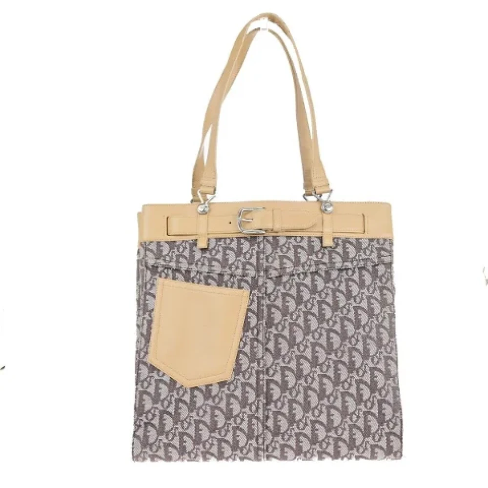 Dior Vintage Pre-owned Canvas dior-bags Brown Dames