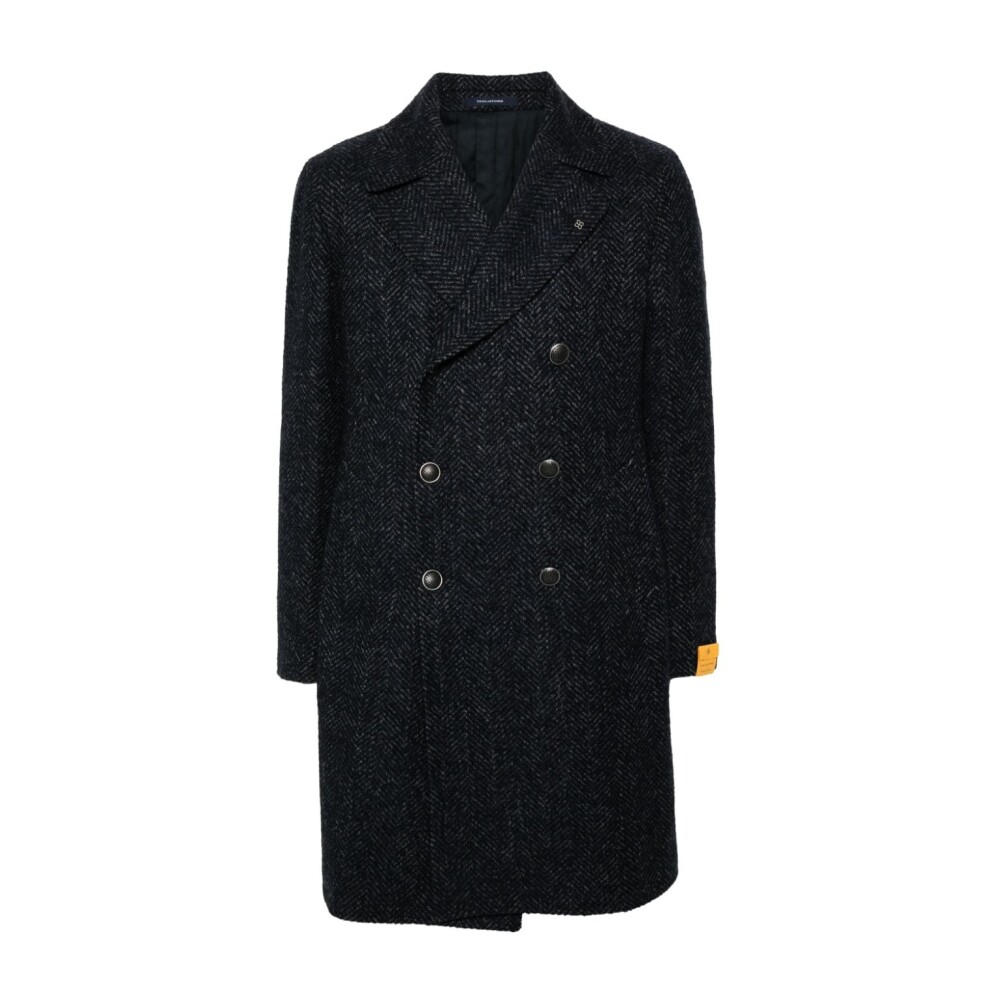 【関税込み】TAGLIATORE Coats Tagliatore double-breasted Coat | Grey | FARFETCH ID