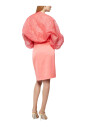 veste-en-soie-rouge-corail-brodee-dorchidees