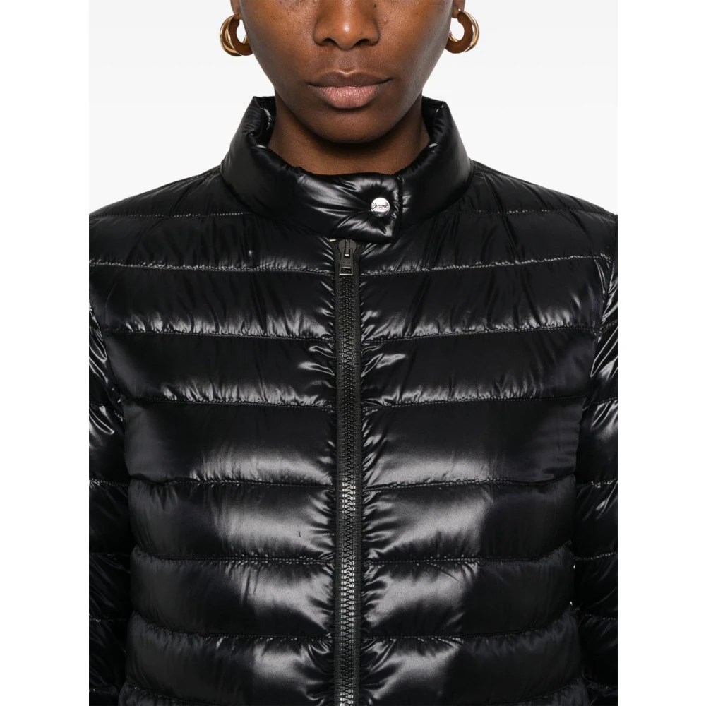 Herno Zwarte Elegante Jas voor Vrouwen Black Dames