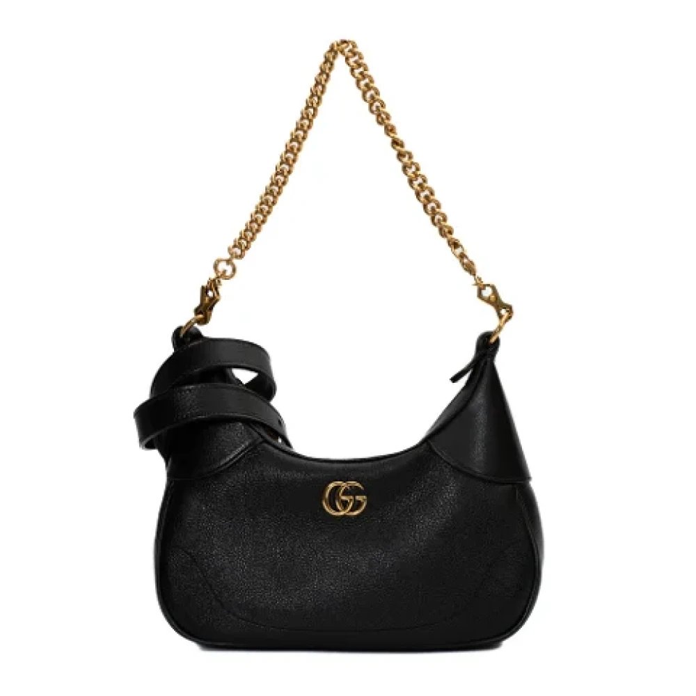 Gucci Vintage Pre-owned Leather gucci-bags Black Dames